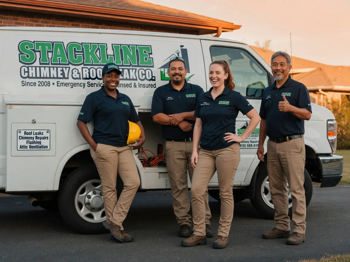 Chimney flashing repair company in Sunset, TX